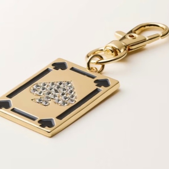 New Kate Spade New York x Target Spade Playing Card Bag Charm Limited Edition - Picture 3 of 10
